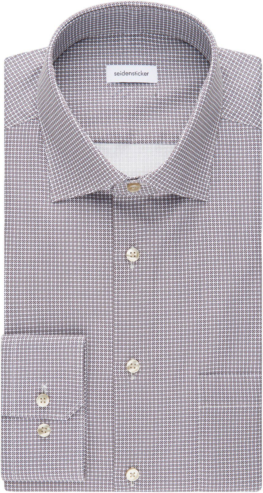 Business shirt Regular 1/1 Kent-Collar Print