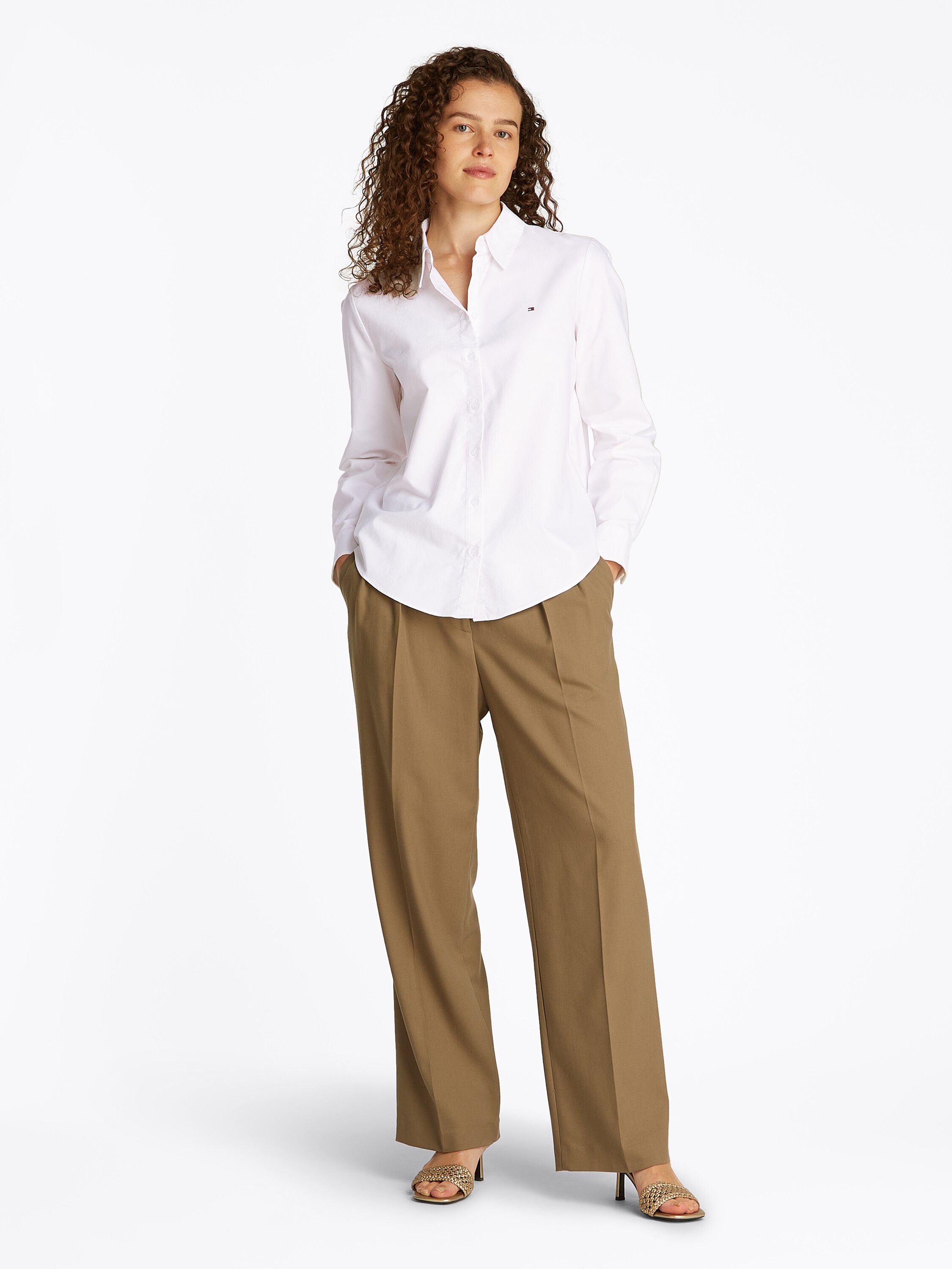 Relaxed Fit Yarn Dyed Oxford Shirt