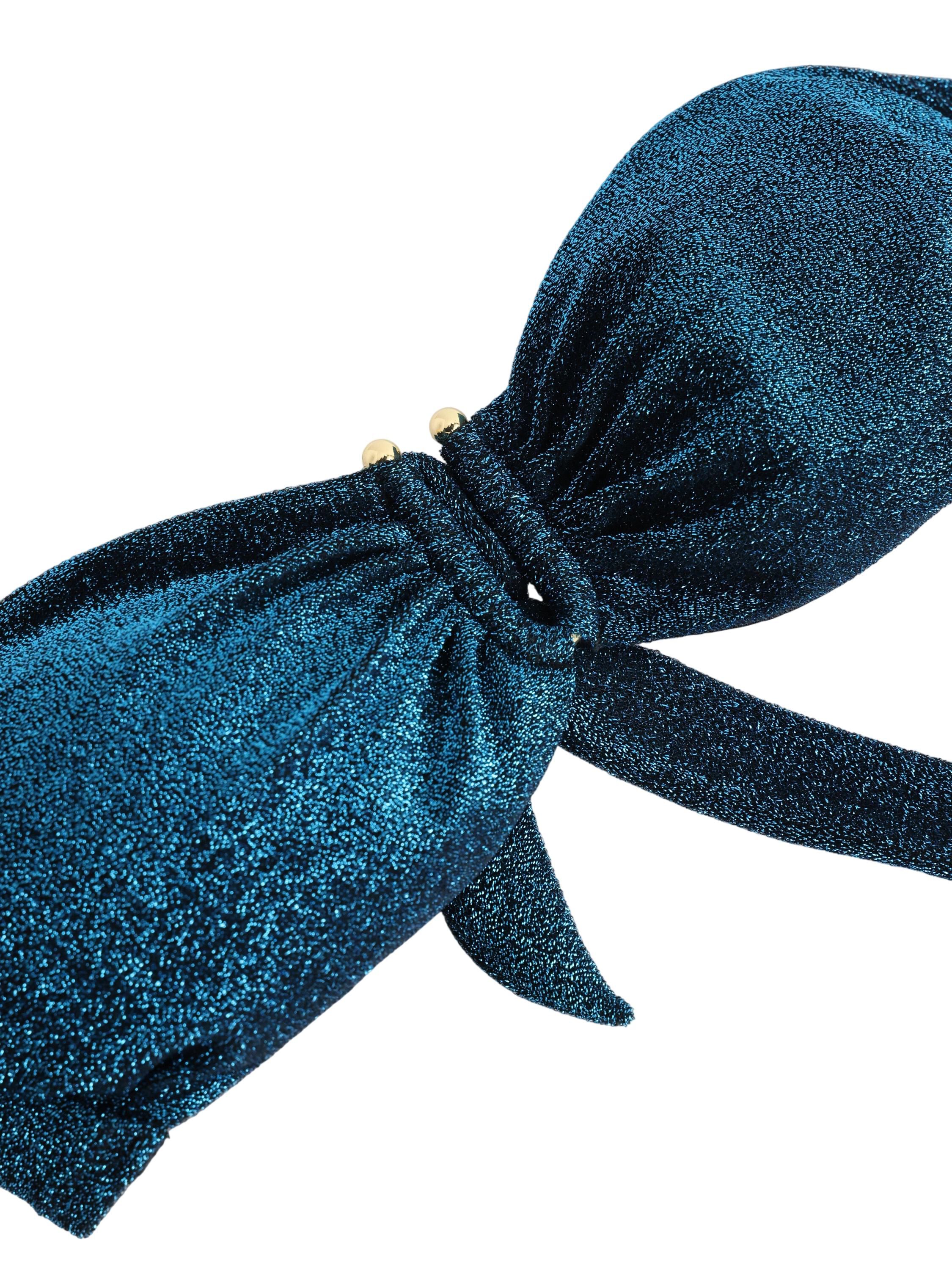 Foret bandeau bikini-bh lurex