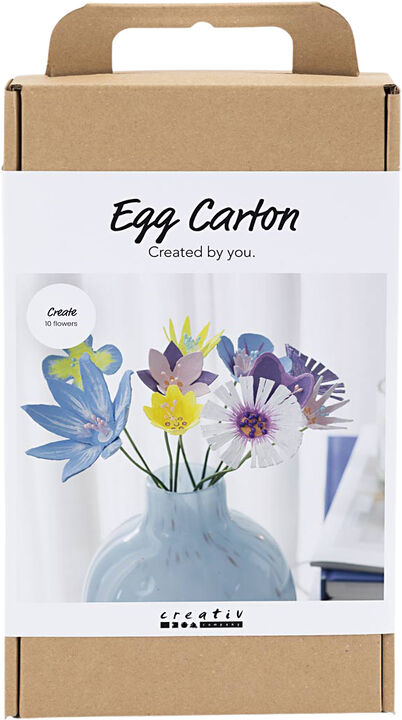 DIY Kit Æggebakke blomster