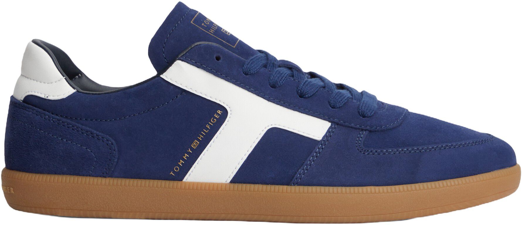 Suede Mixed Texture Trainers