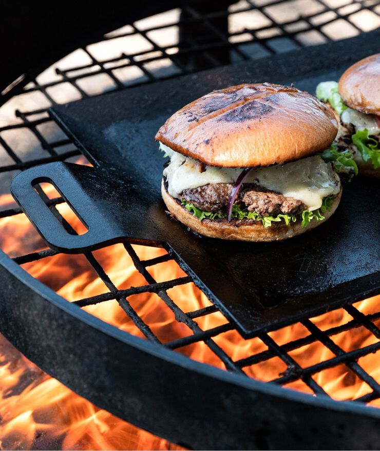 Stegeplade - carbonstål - 62x27 cm