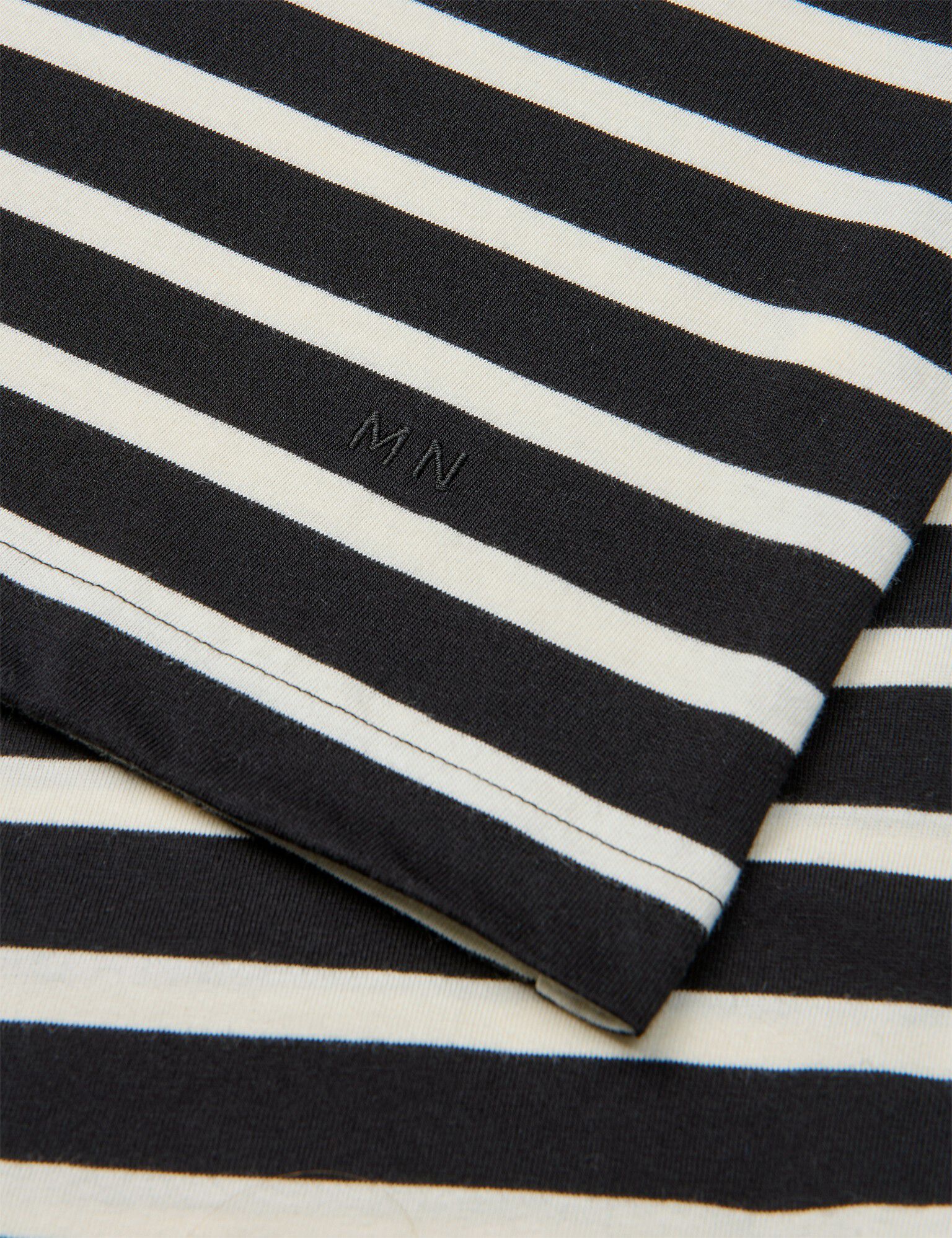 Cotton Jersey Stripe Frode Tee LS