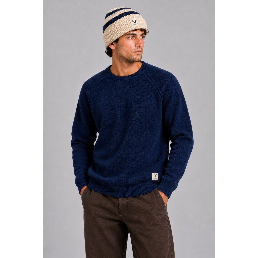 Aare striped beanie