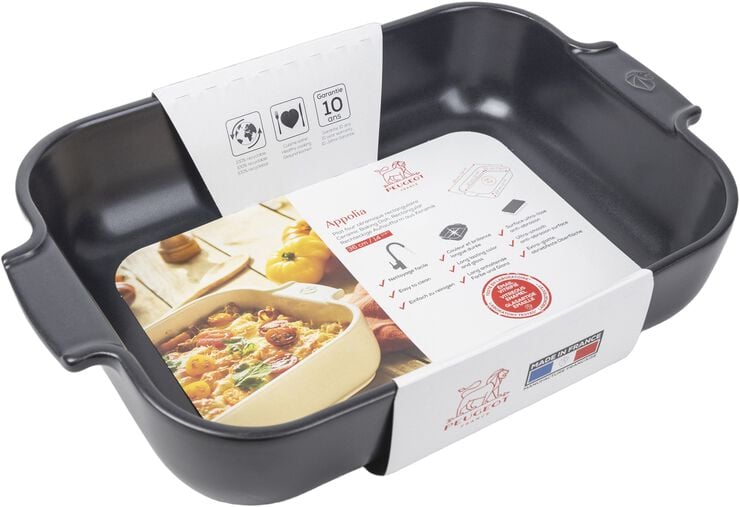 Appolia Rektangulært ovnfad 36 cm skifer