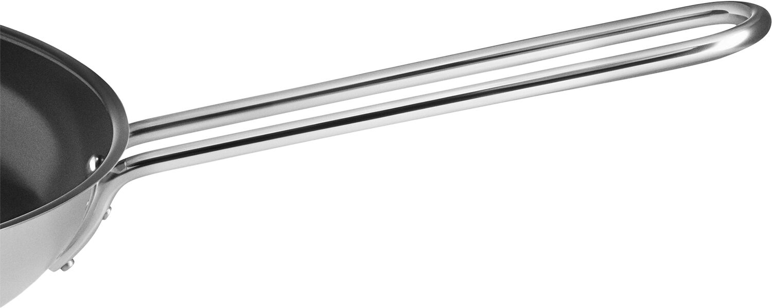 Stainless Steel Stegepande 24 cm keramisk Slip-Let&reg; bel&aelig;gnin