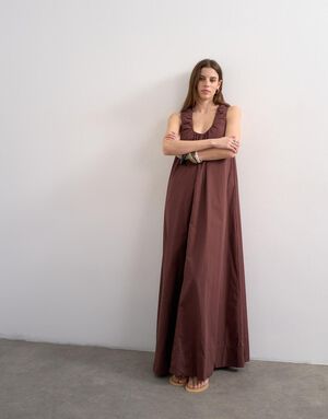 TSRUNI SL MAXI DRESS WVN