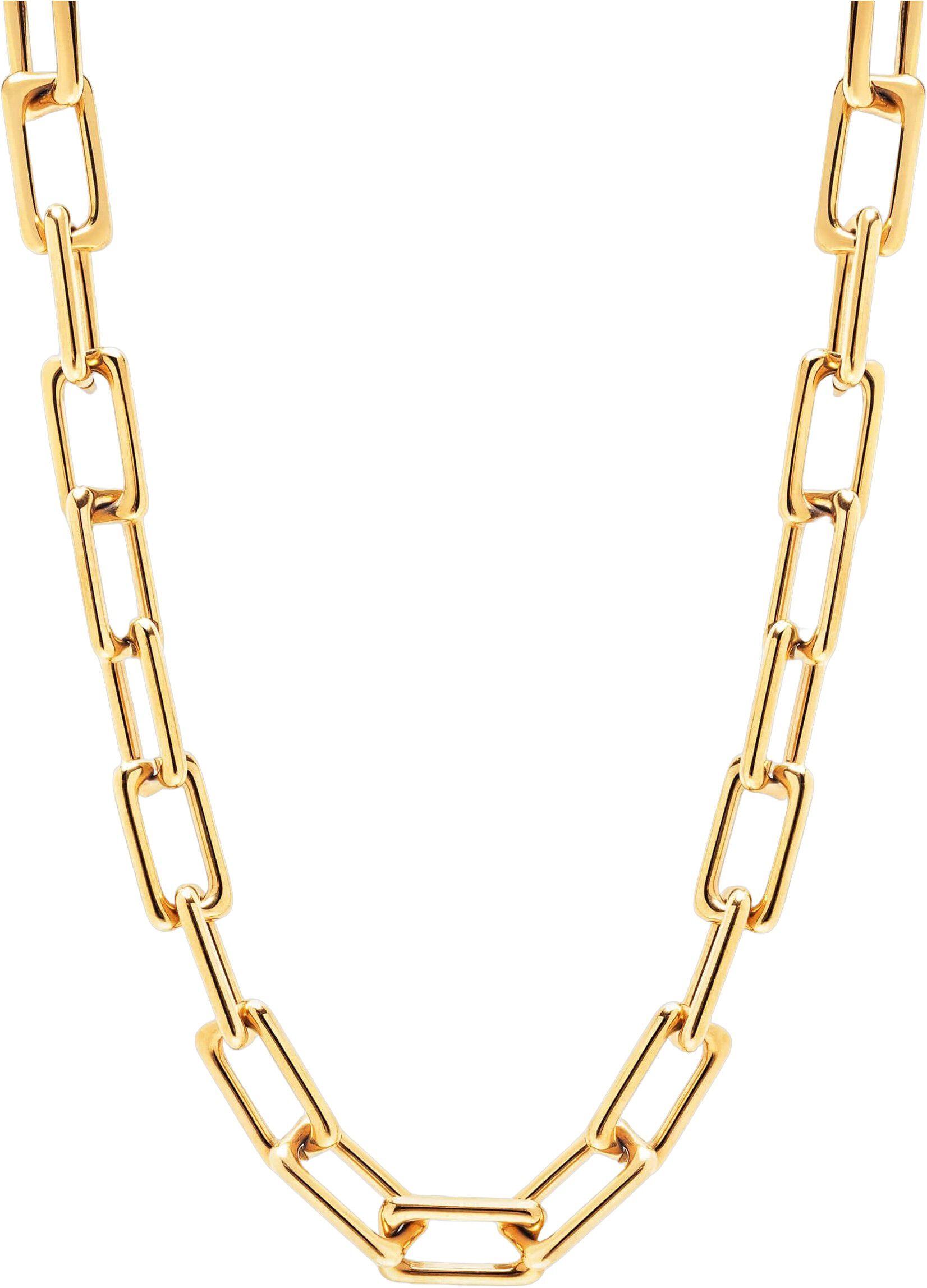 Women's Gold Paperclip Chain