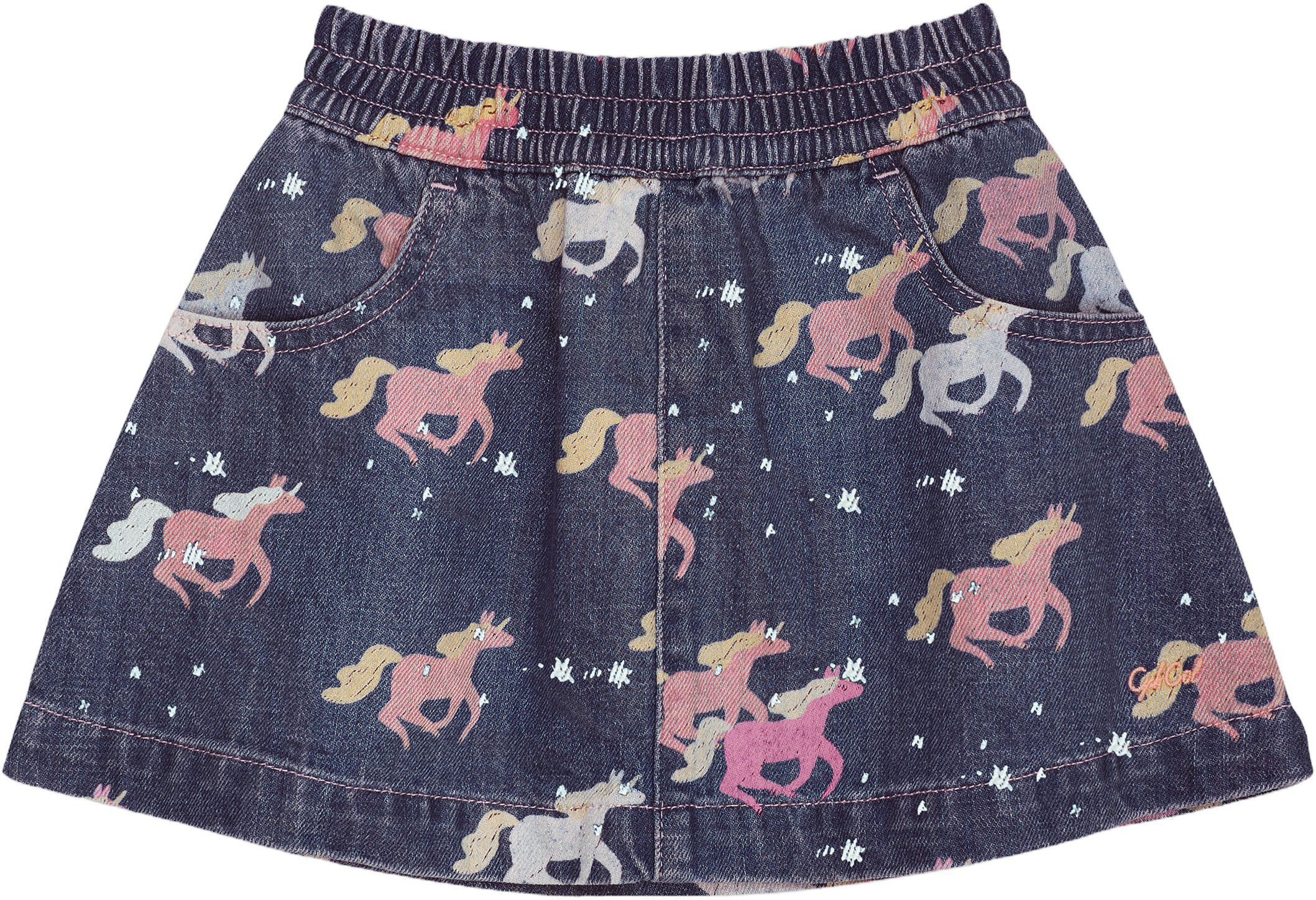 Unicorn Denim Skirt