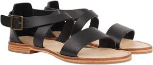 ALBERGO - LEATHER SANDAL W/ HEEL COVER