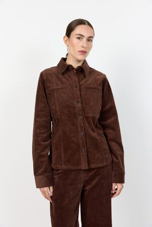 LR-ORLANDO 1 Skjorte Mørk brun