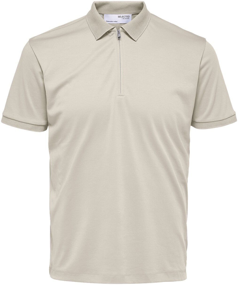 Slhfave Zip Ss Polo Noos