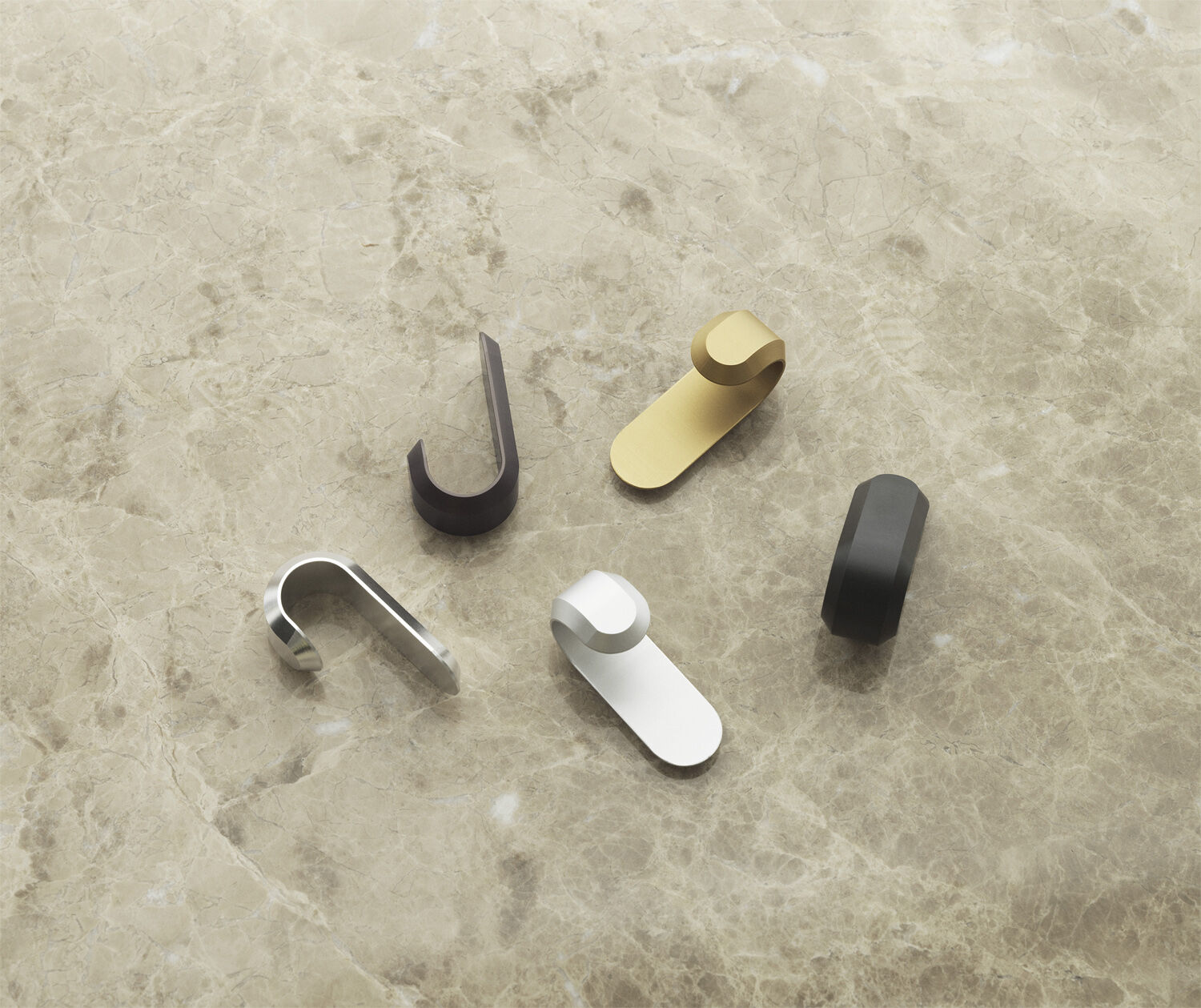 Curve Mini Hooks - 2 pcs