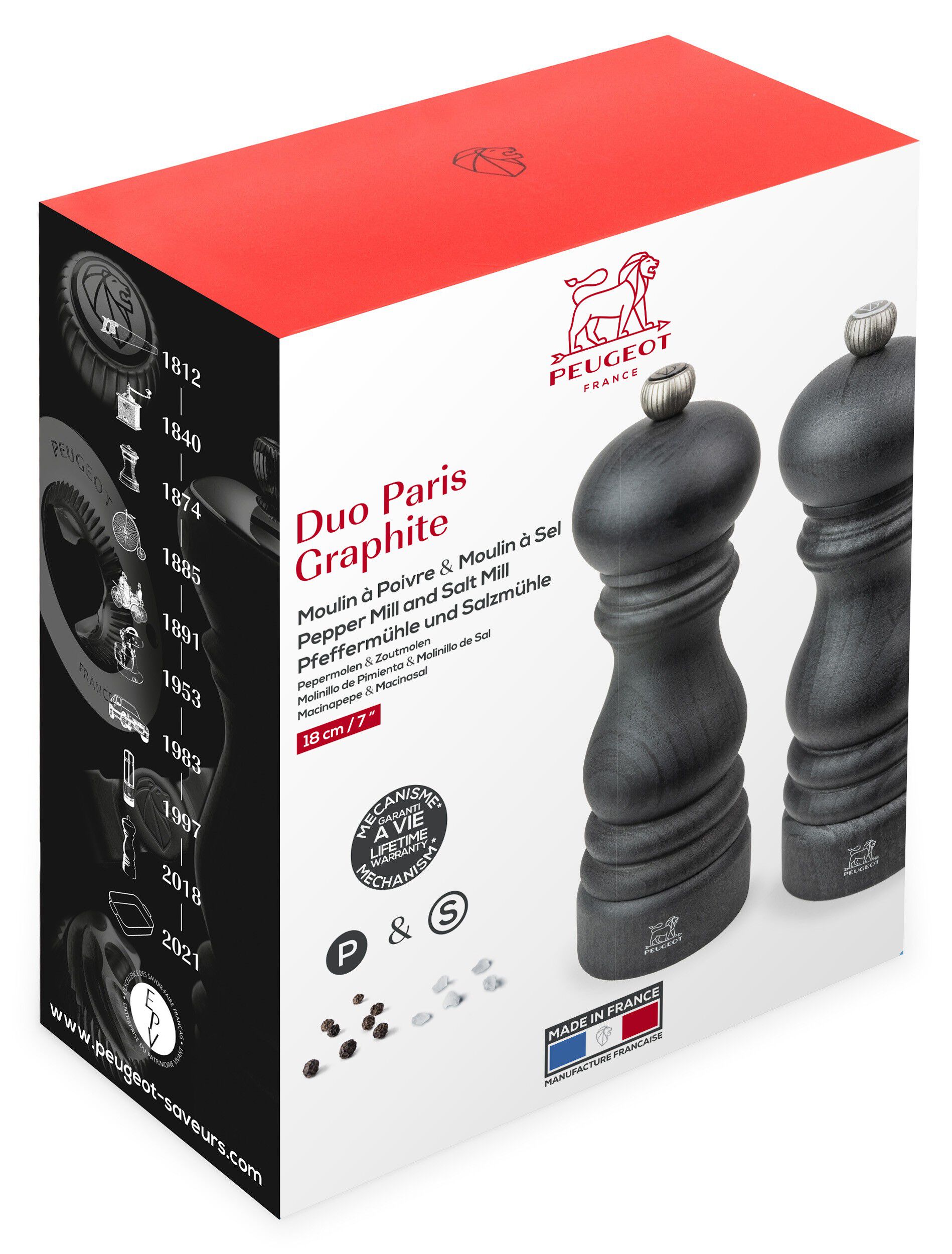 Paris S&aelig;t peber og salt chokolade 18 cm