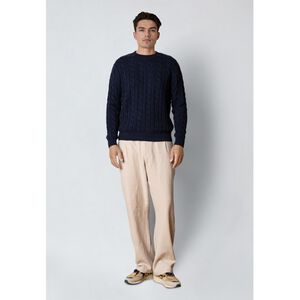 August cable knitted jumper