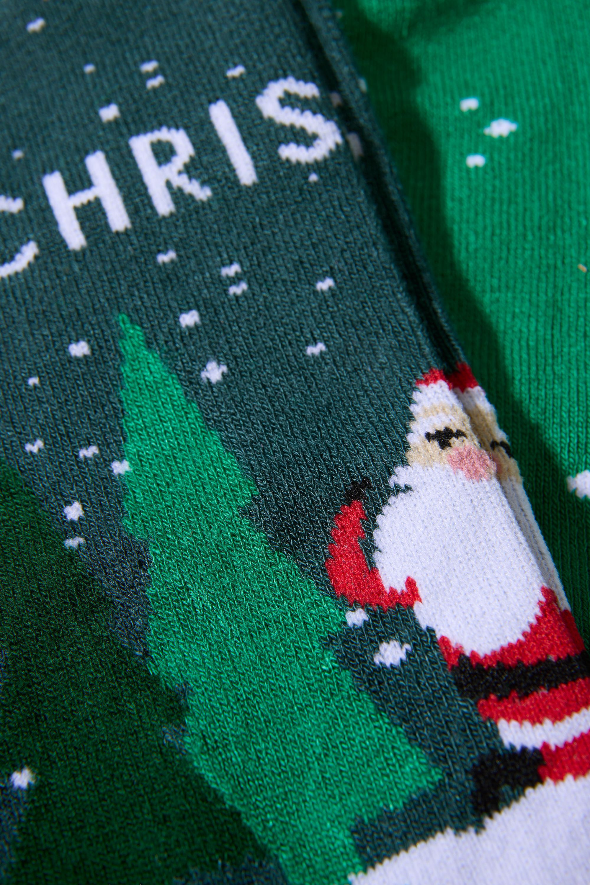 Christmas bamboo sock