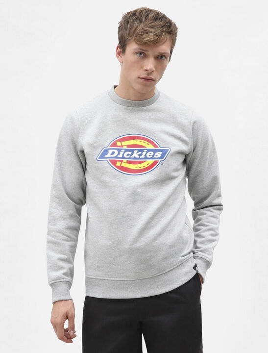 ICON LOGO SWEATSHIRT GREY MELANGE