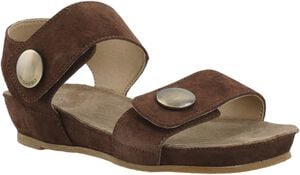 CASAVA Button Sandal Suede