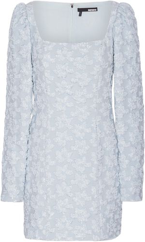 JACQUARD LS MINI DRESS