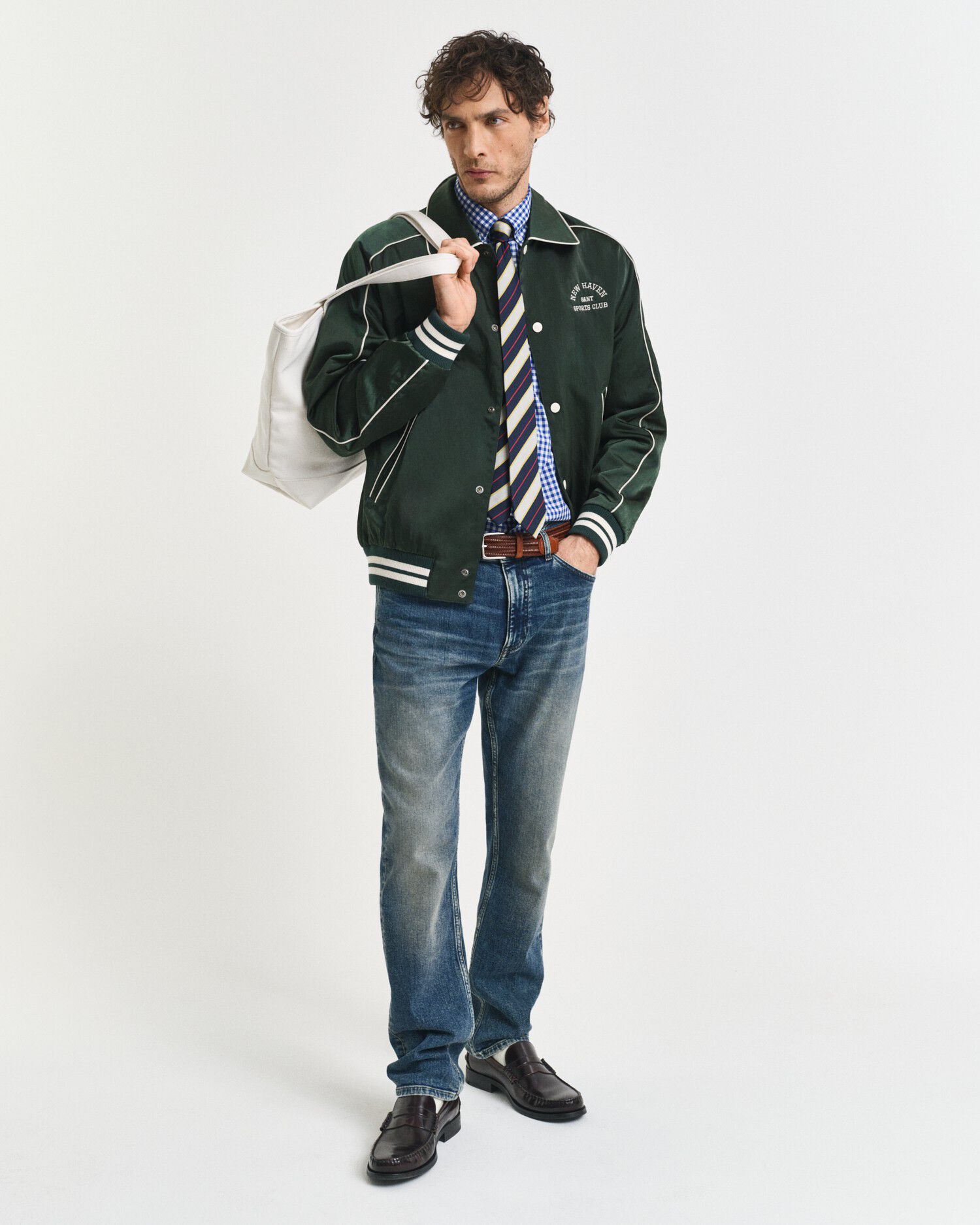 REG CLASSIC POPLIN GINGHAM SHIRT