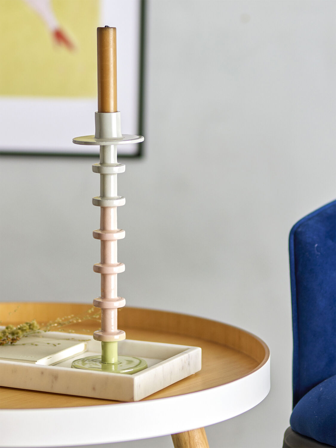 Peach Lysestage, Rosa, Metal