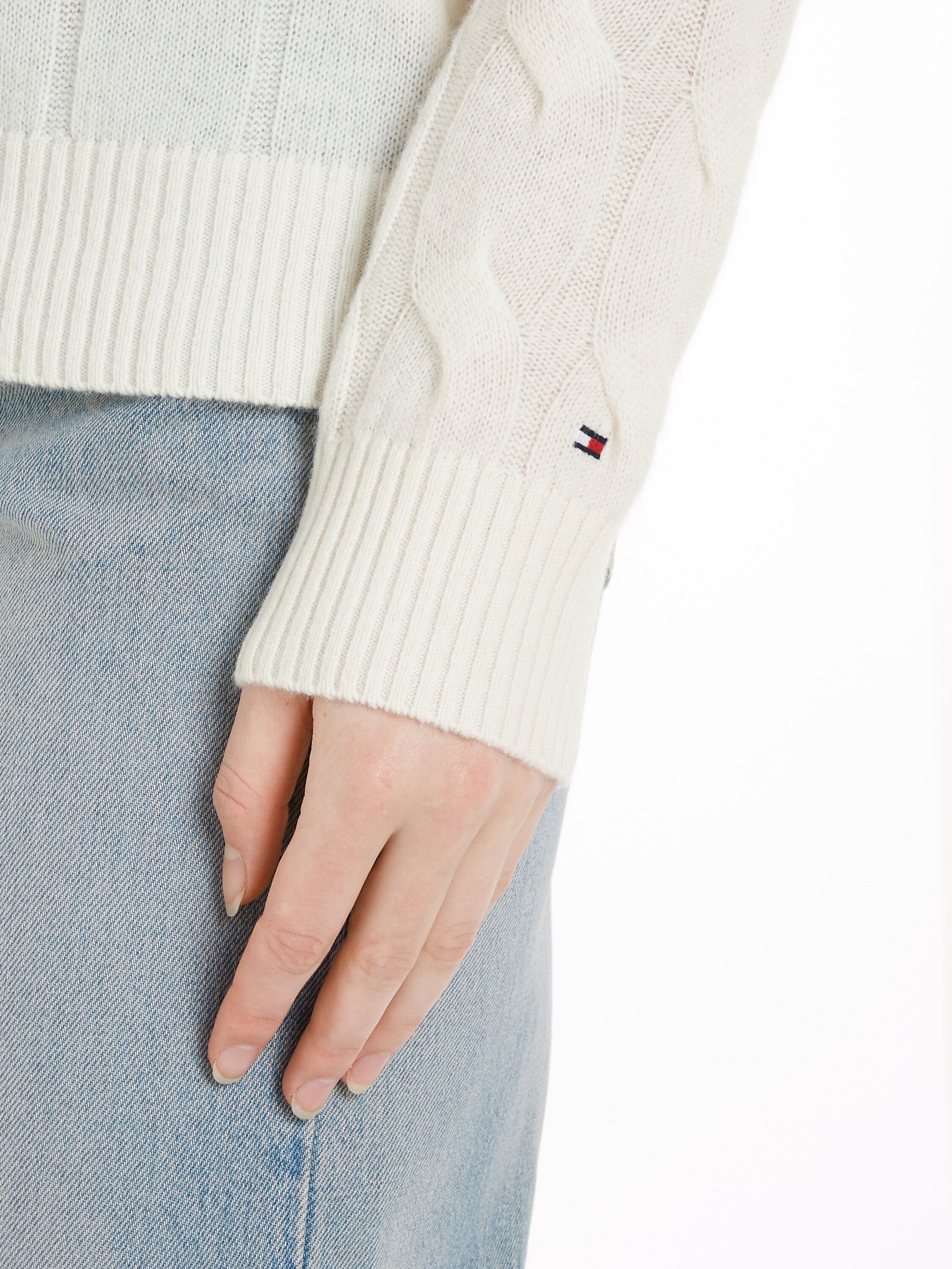 Pure Wool Chain Cable Knit Jumper