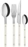 Bistrot Solid / 4 pieces cutlery set / Ivory