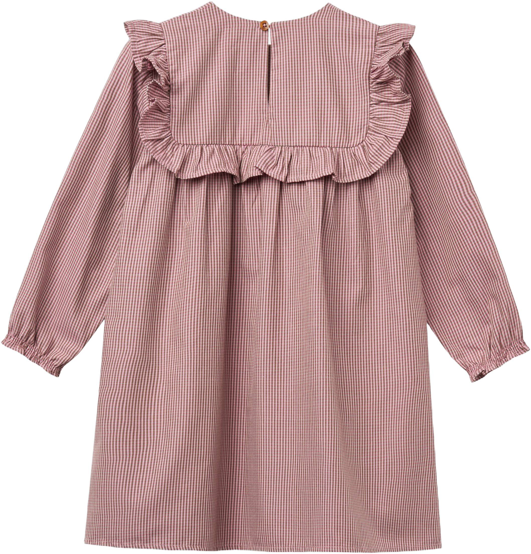 Long-sleeved Dress with all-over embroidery