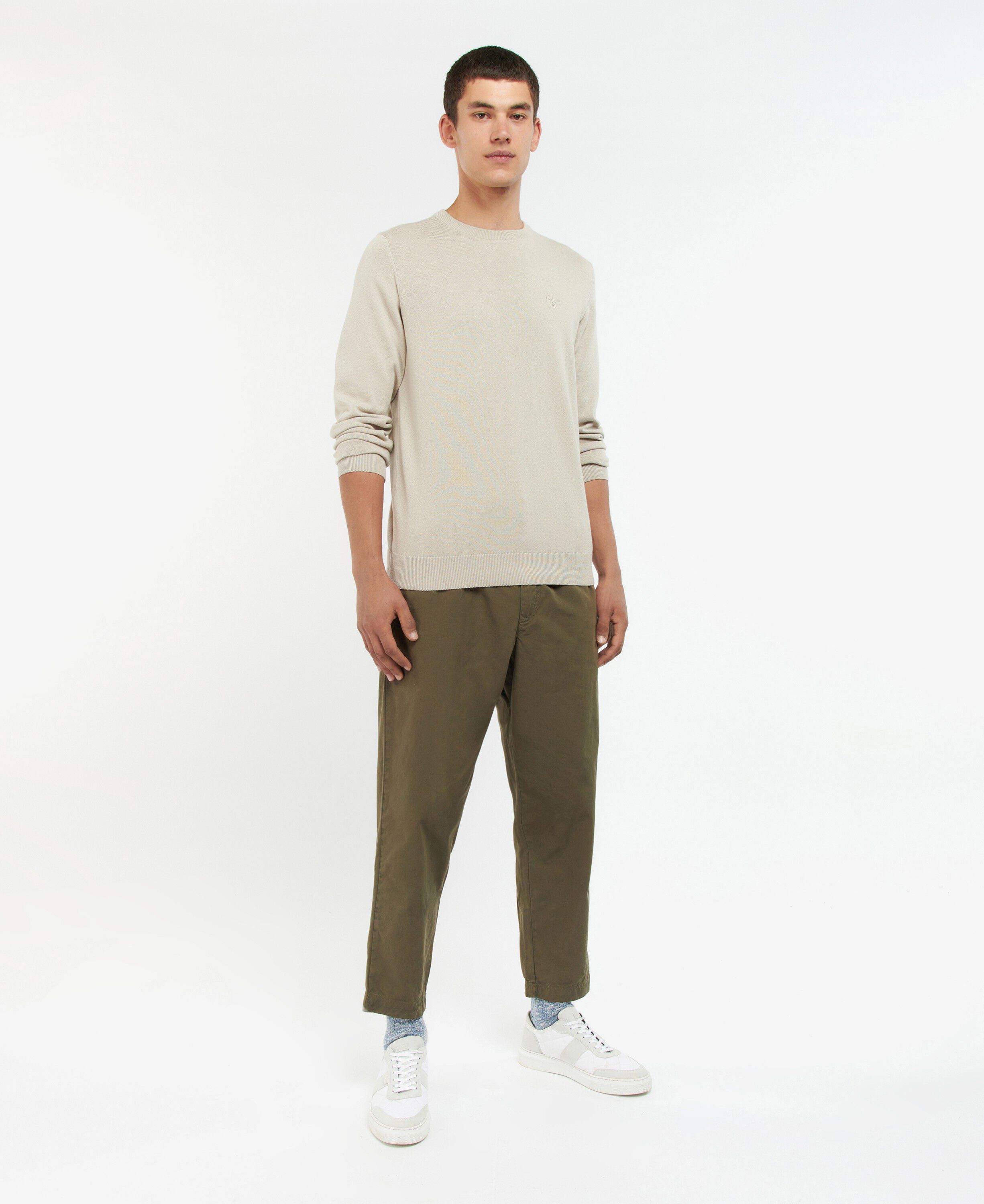 Barbour Pima Cotton Crew Neck Sweat