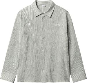 ARKK Logo Seersucker Shirt Khaki
