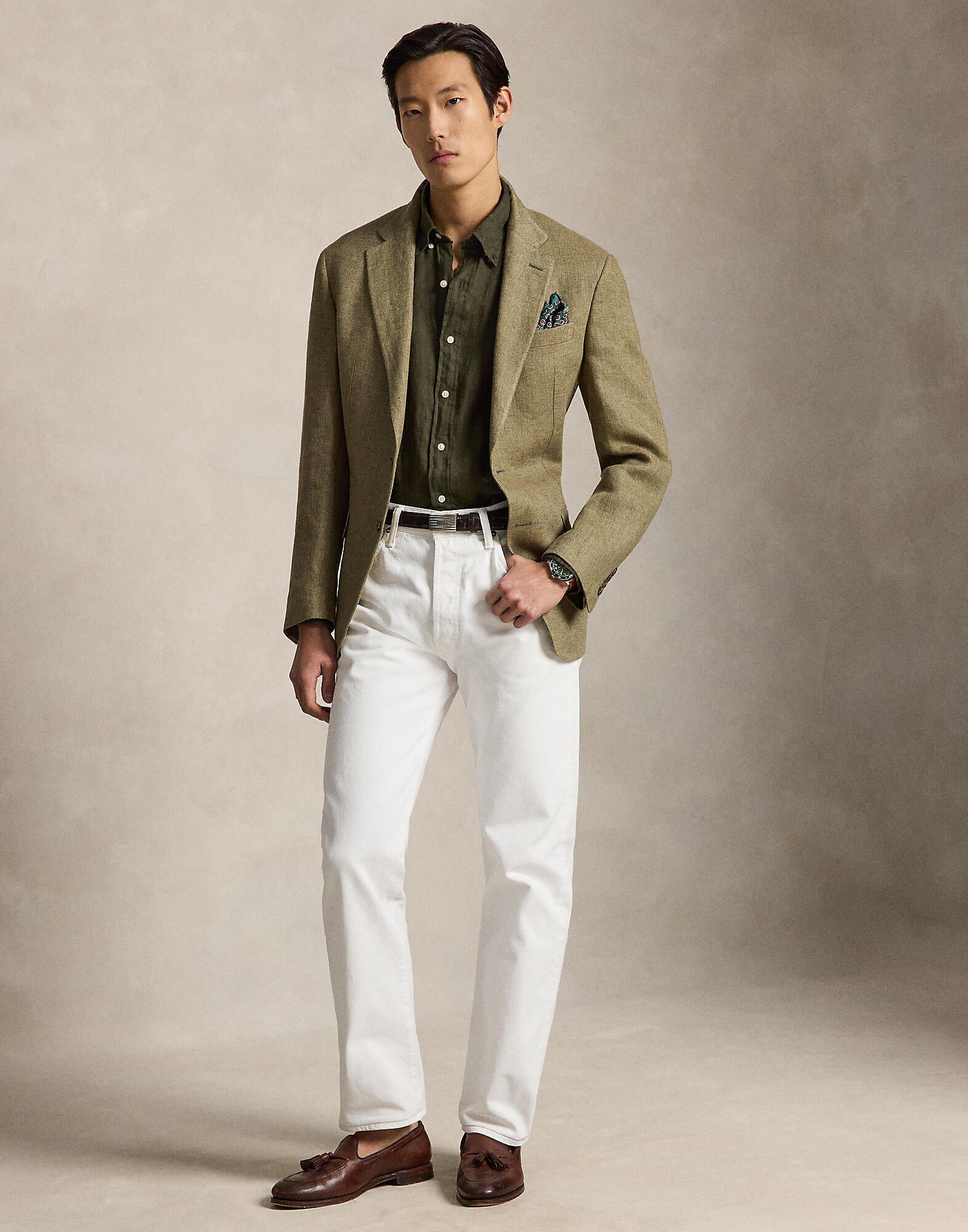 Custom Fit Linen Shirt