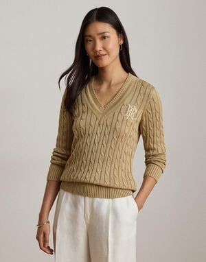 Cable-Knit Cricket Sweater