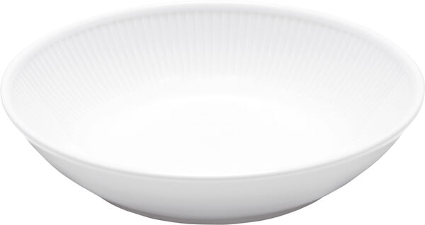"Tallrik djup Plissé 20 cm Vit"
