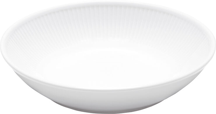 "Tallrik djup Plissé 20 cm Vit"