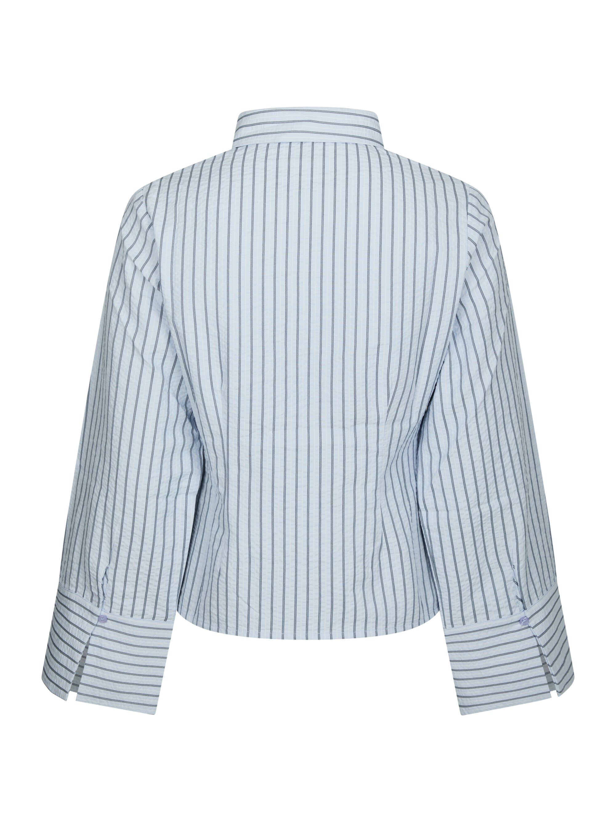 Rosa Striped Crepe Shirt