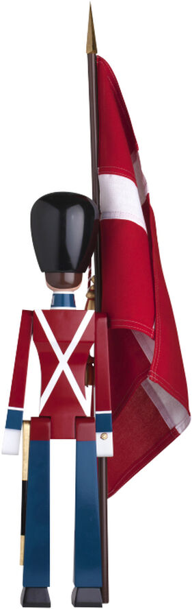 Fanebærer mellem malet bøg