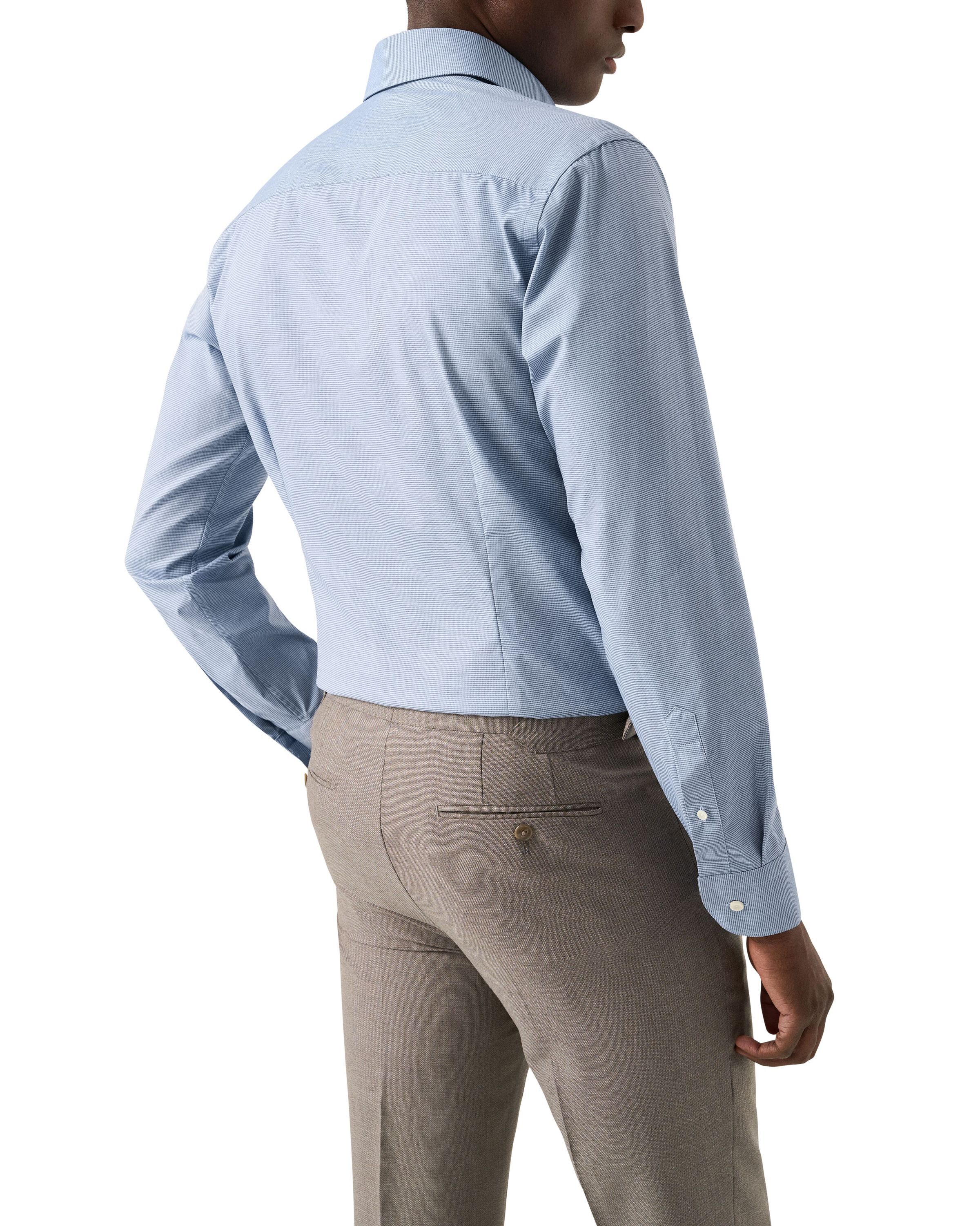 Contemporary Fit Micro Check Twill Shirt