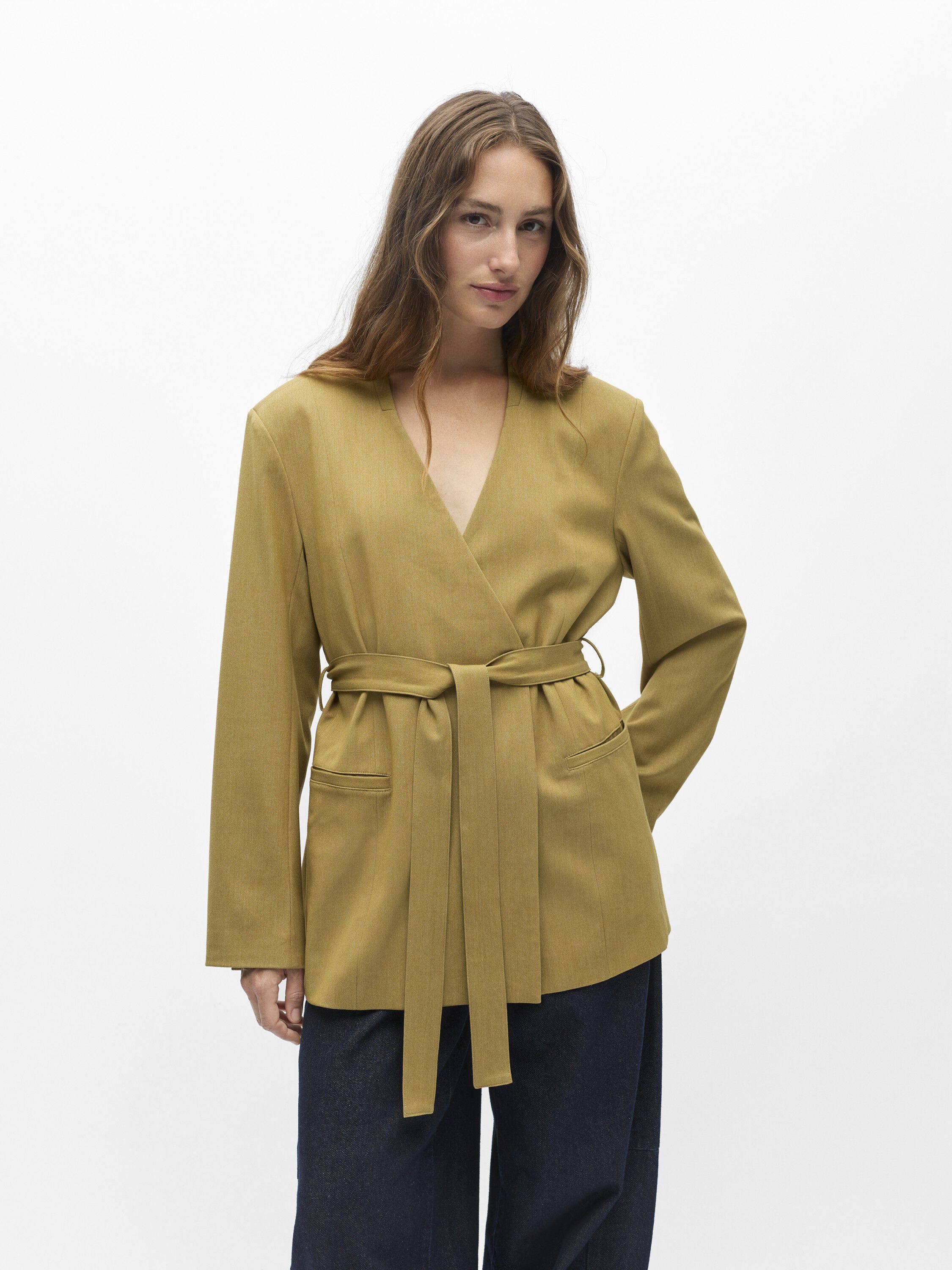Objlisa Lo L/S Belt Blazer 146 Nd