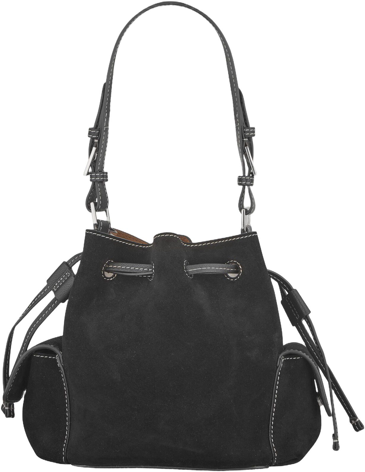 Suede Bucket Small Bag