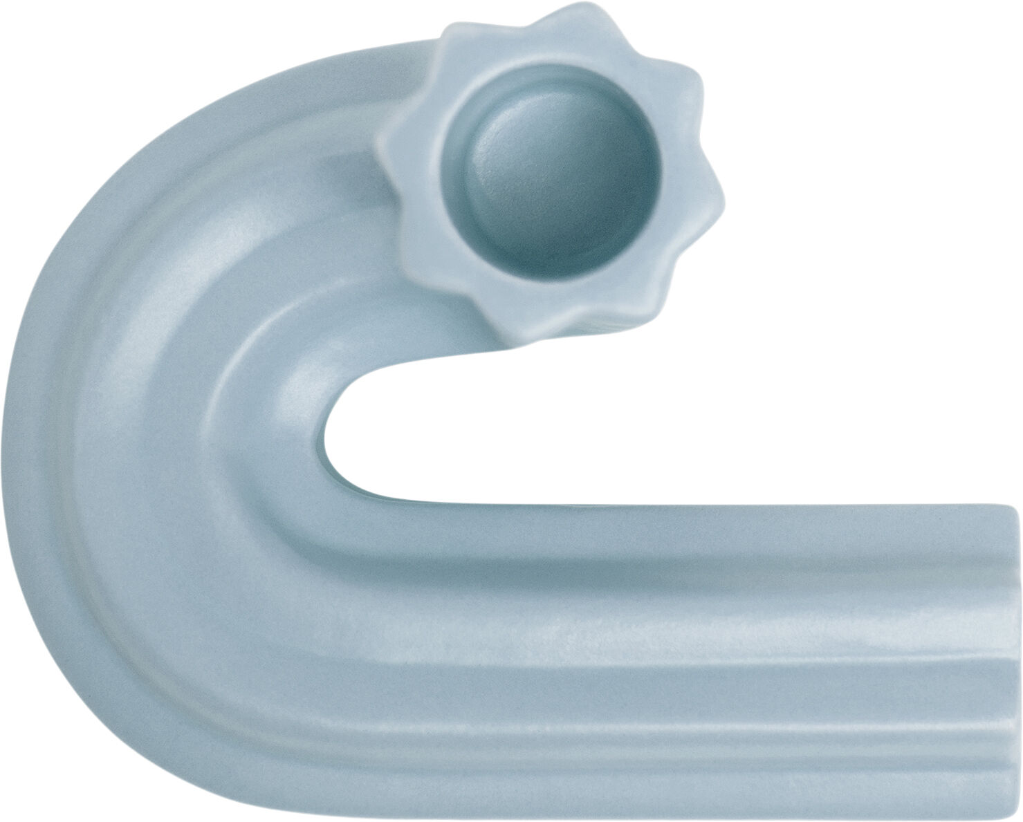 CANDLE HOLDER TEMPLO LIGHT BLUE