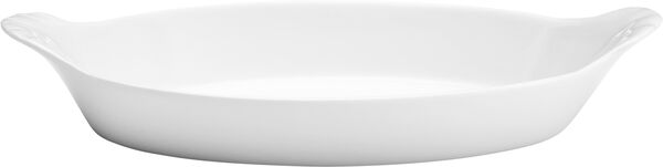 "Serveringstallrik oval nr. 8 Serie Originale 23 x 13 cm Vit"
