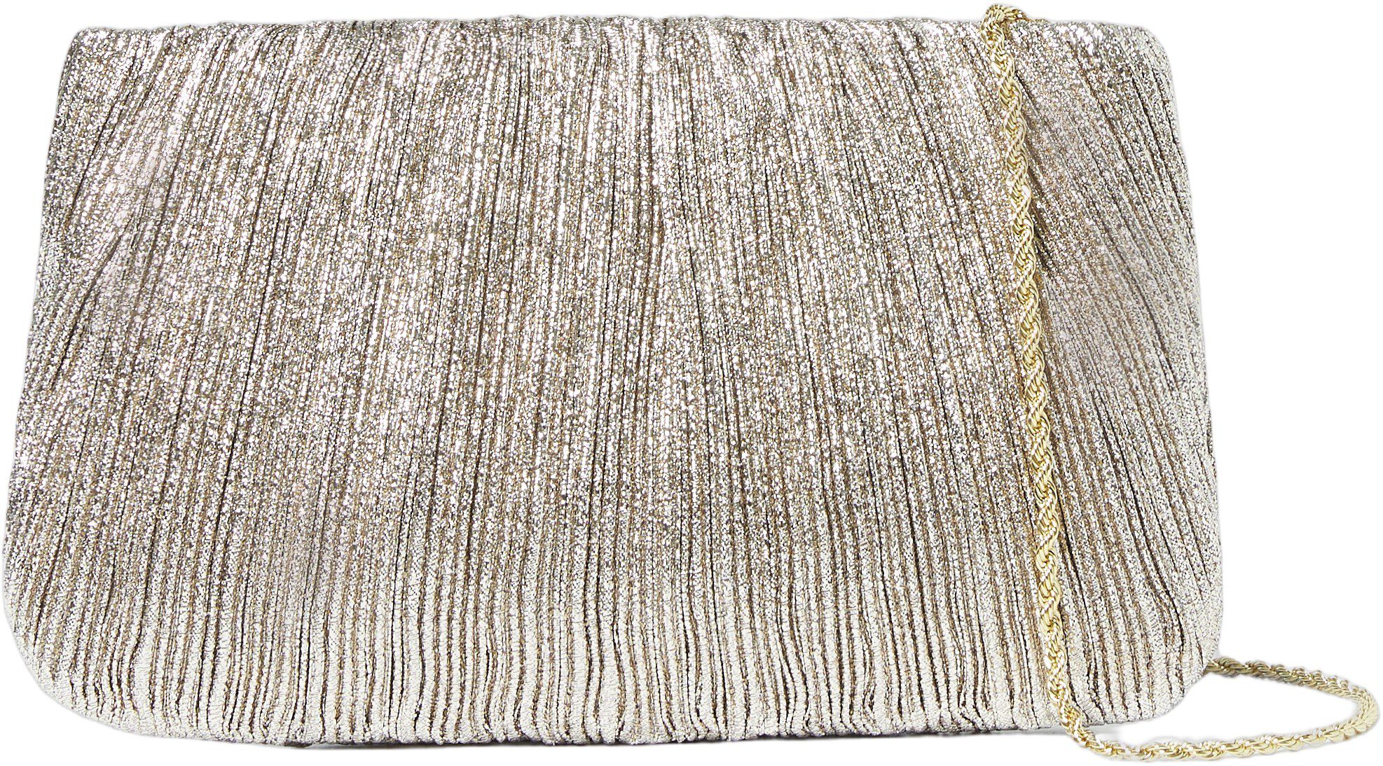 BRIT PLEATED CLUTCH