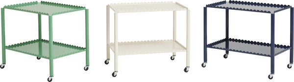 Arcs Trolley Low-Steel blue