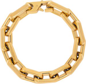 Women's Chunky Gold Link Bracelet