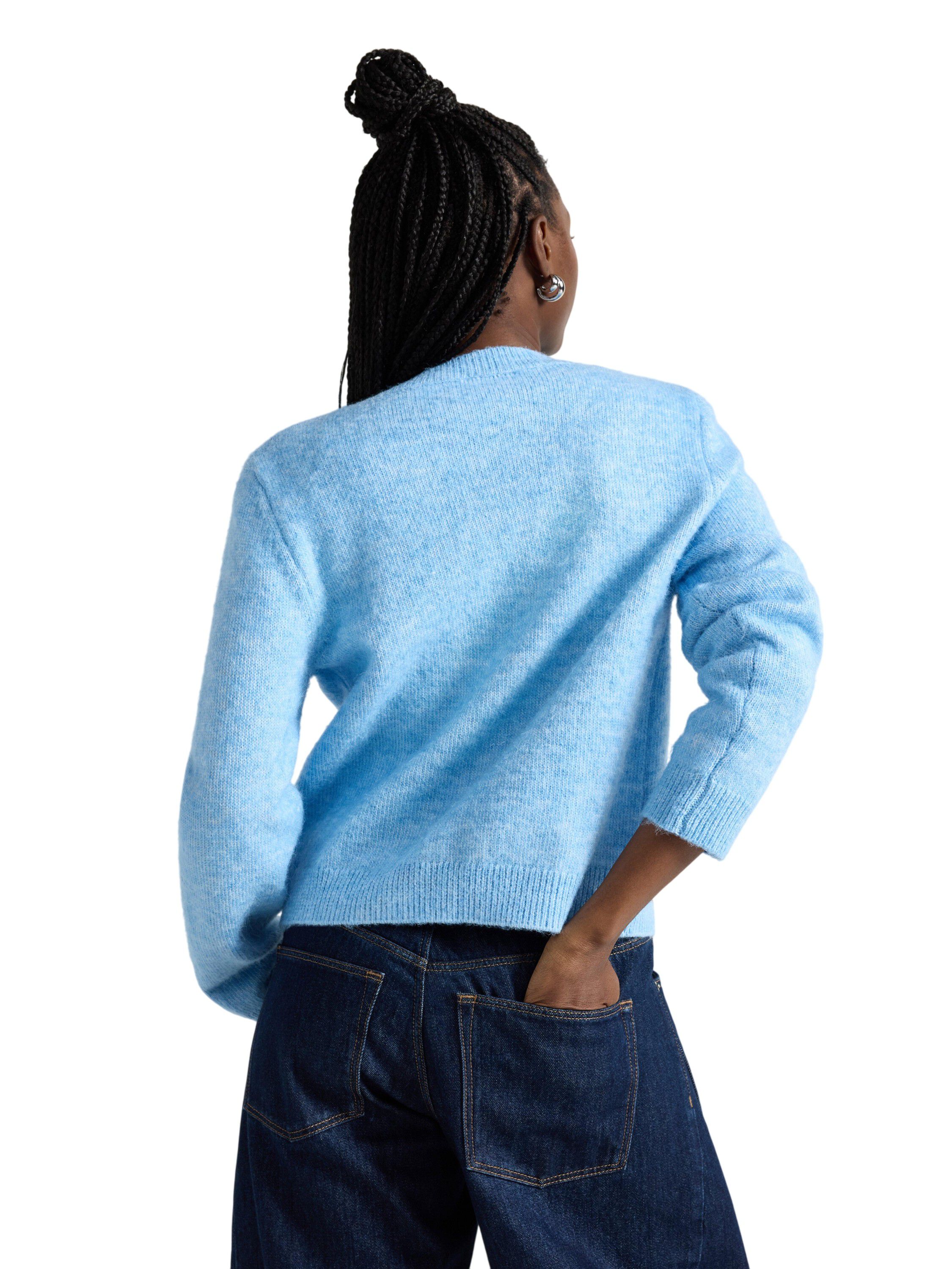 Knitted cardigan with a relaxed fit