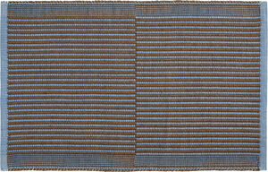 Tapis Mat-60 x 95-Chestnut and blue