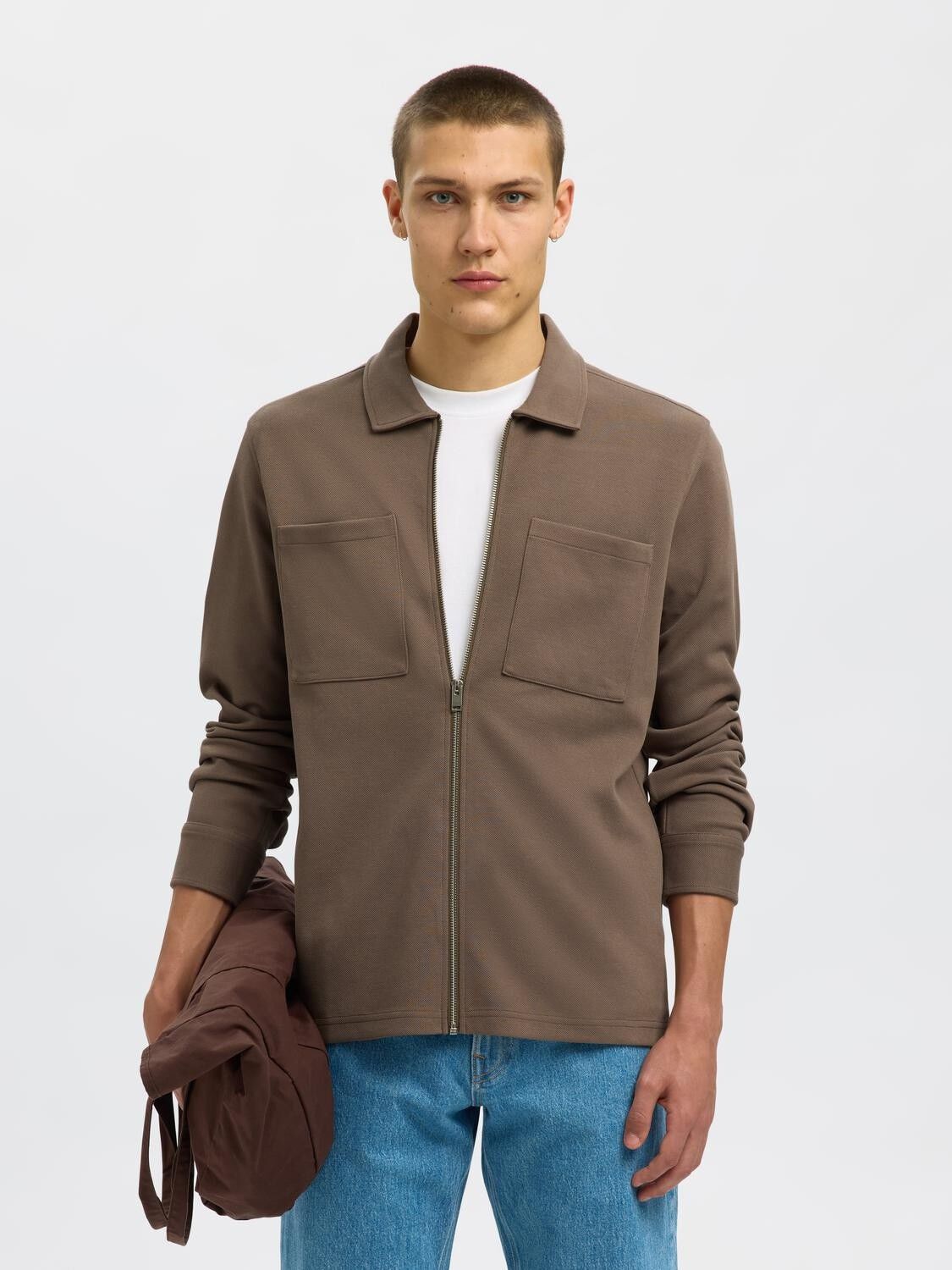 SLHJACKIE SWEAT ZIP JACKET NOOS