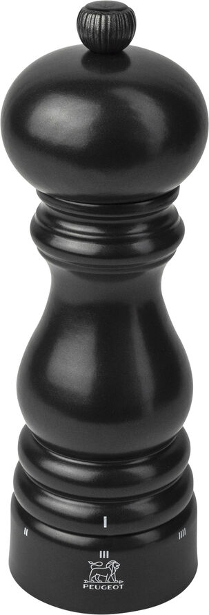 Pepperkvern Paris uS 18 cm Svart Satin Bøk