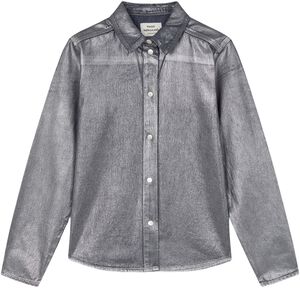 Metallic Denim Calva Shirt