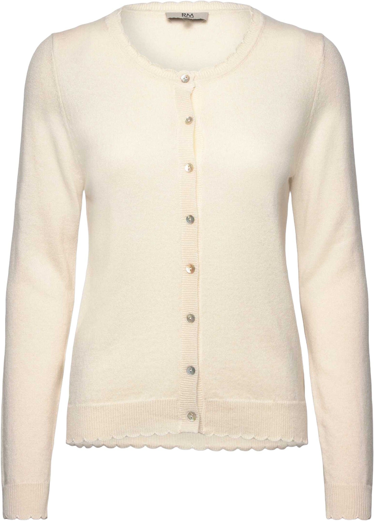 RMWSofia Wool LS Scallop Edge Short Cardigan
